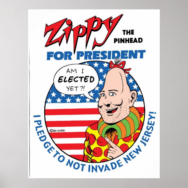 Póster Zippy Para Presidente! (Frente)