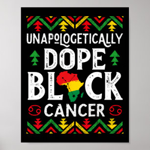 Poster Zodiac, Cancer Negro sem desculpas, assina seu