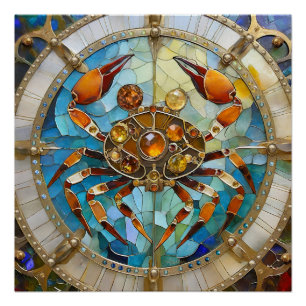 Póster Zodiac - Cancer O Caranguejo