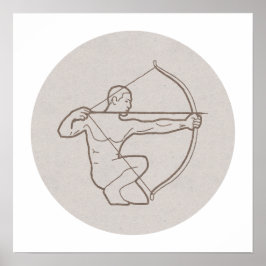 Poster Zodiac sign Sagittarius