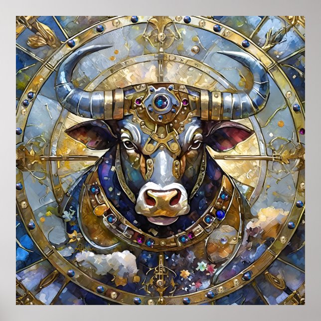 Poster Zodiac - Taurus The Bull (Frente)