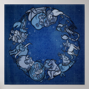 Póster Zodíaco
