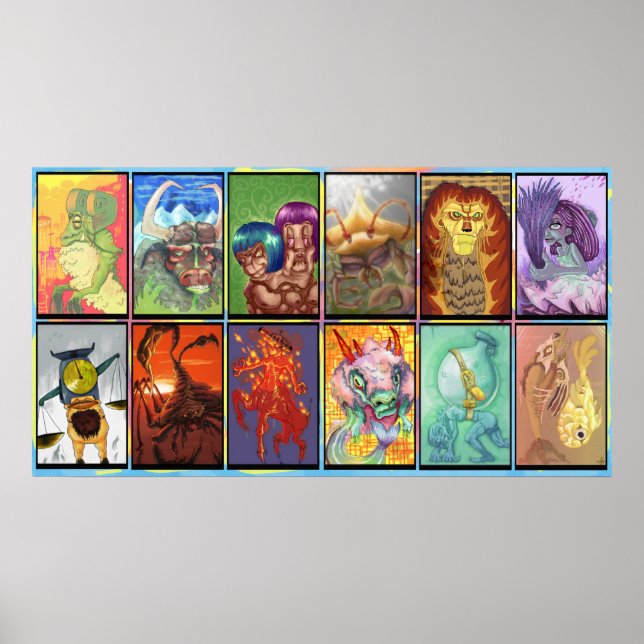 POSTER ZODÍACO (Frente)