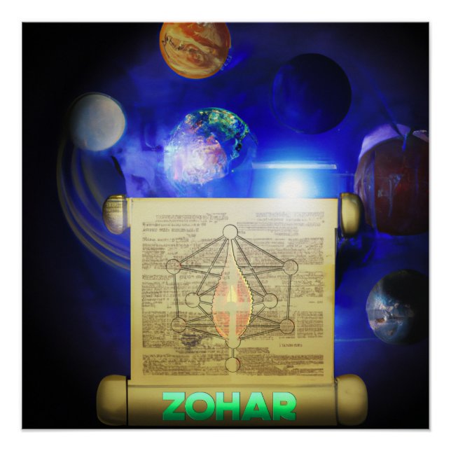 Póster Zohar Kabbalah Poster (Frente)