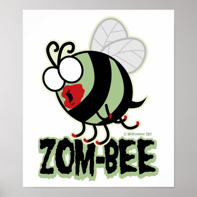 Póster Zom-Bee (Frente)