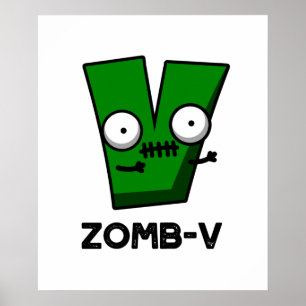 Poster Zom-V - Zombie do Dia das Bruxas Zombie