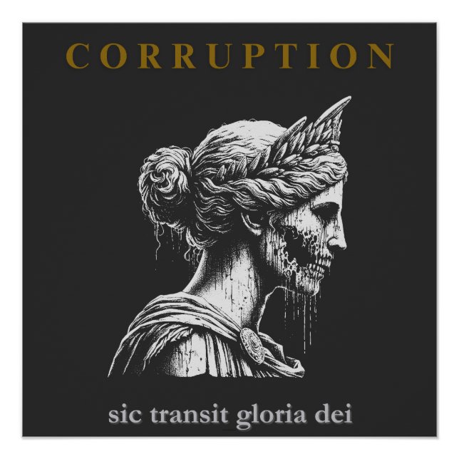 Póster Zombie Athena (Frente)