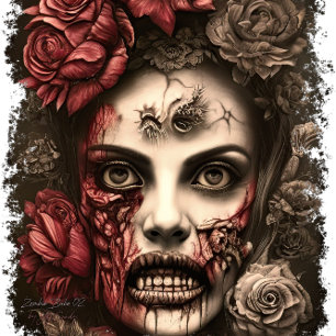 Póster Zombie Babe 02