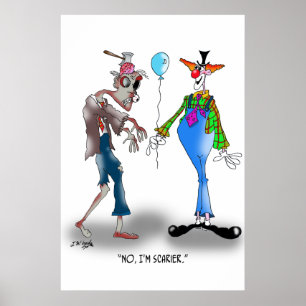 Póster Zombie Cartoon 9373