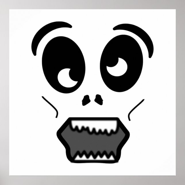 POSTER ZOMBIE FACE (Frente)