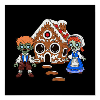 Póster Zombie Hansel e Gretel