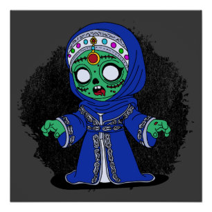 Póster Zombie marroquino giro