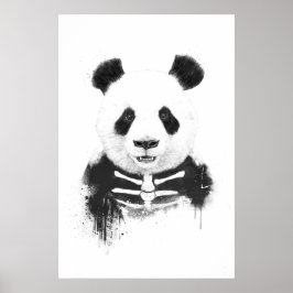 Póster Zombie Panda