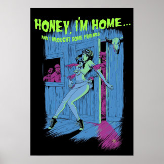 Poster Zombie Pinup Girl