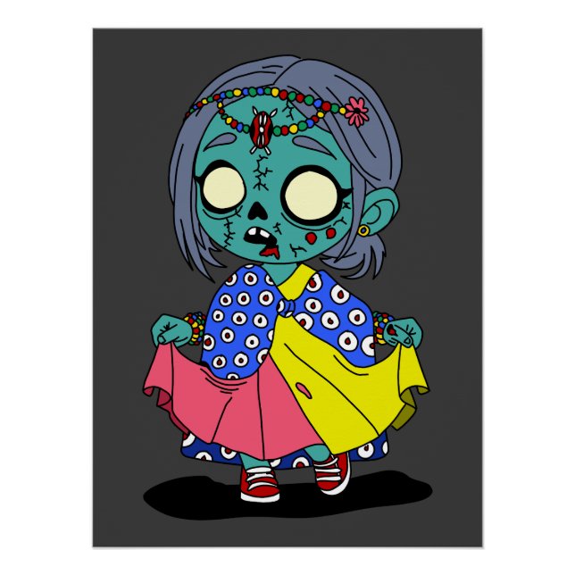 Póster Zombie Queniana (Frente)