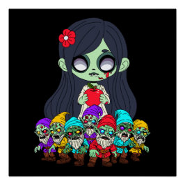 Póster Zombie Snow White