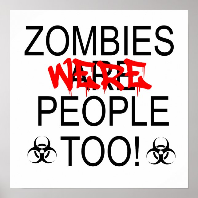 Póster Zombies Eram Pessoas Também (Frente)