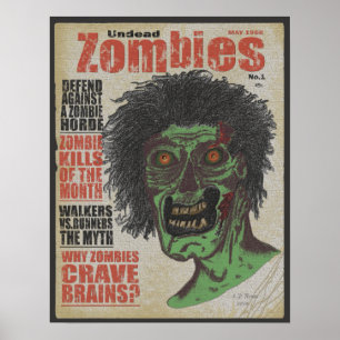 Poster Zombies The Magazine Unmorto Ver.3
