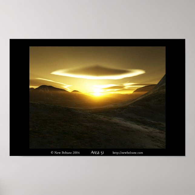 Póster Zona 51 (Frente)