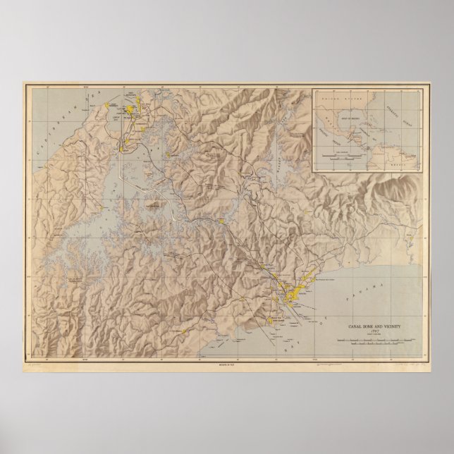 Póster Zona Canal e vizinhança (Frente)