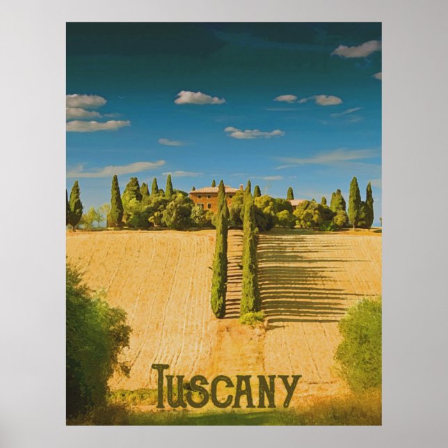 Poster Zona da Toscana (Frente)