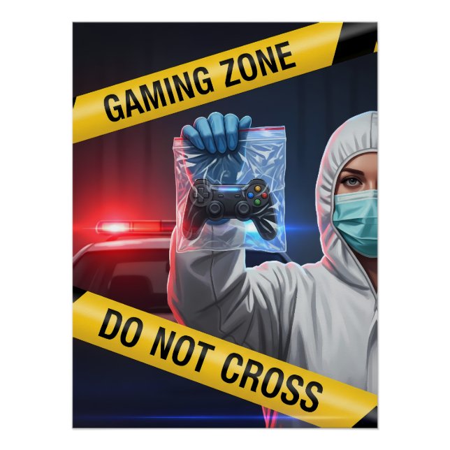 Póster Zona de Jogo Não Atravesse (Frente)