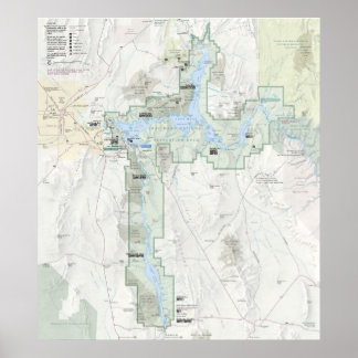 Póster Zona de Recriação Nacional do Lago Mead