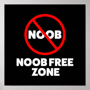 Poster Zona franca de Noob