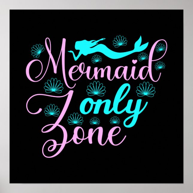 Poster Zona Somente Sereia (Frente)