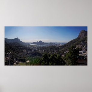 Póster Zona sul de Rio de Janeiro