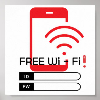 POSTER ZONA WIFI GRATUITA