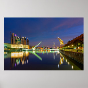 Póster Zonas das docas Bsas