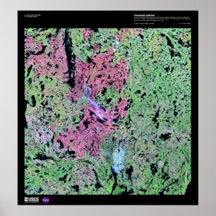 Poster Zonas úmidas com canivete amarelo