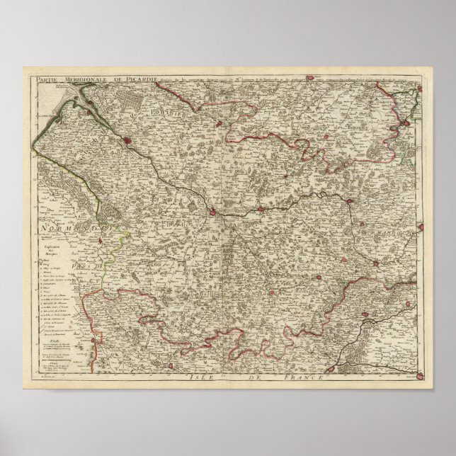 Póster Zonas urbanas da França 2 (Frente)