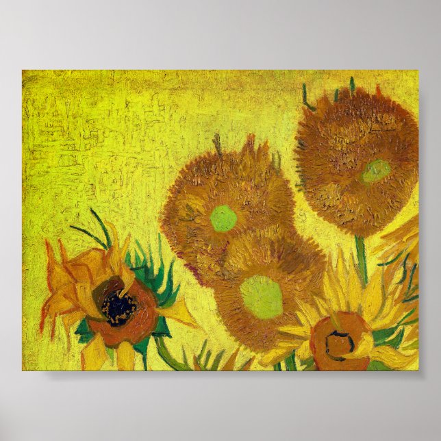 Poster Zonnebloemen (Van Gogh) (Frente)