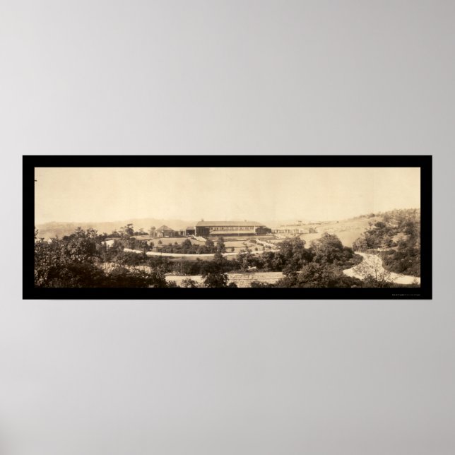 Póster Zoo em Pittsburgh PA Foto 1905 (Frente)