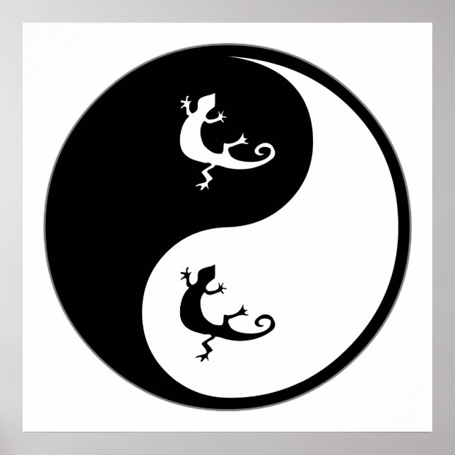 Póster Zoologia Yin Yang (Frente)
