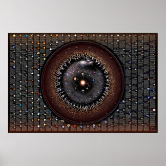 Poster ZOOLÓGICO CELESTIAL - Fauna Astronômica explicada