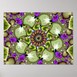 Poster Zoom da Fractal de Mandelbrot