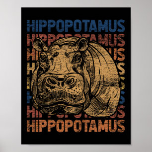Poster Zootecnista Africano Dão Ideia Hippo