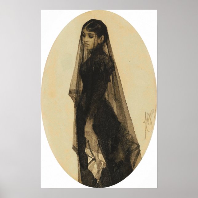 Poster Zorn - A Viúva (Frente)