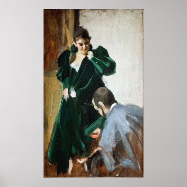 Poster Zorn - Estudo parisiense (Frente)