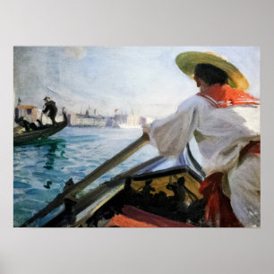 Poster Zorn - No Barco Por Anders Zorn