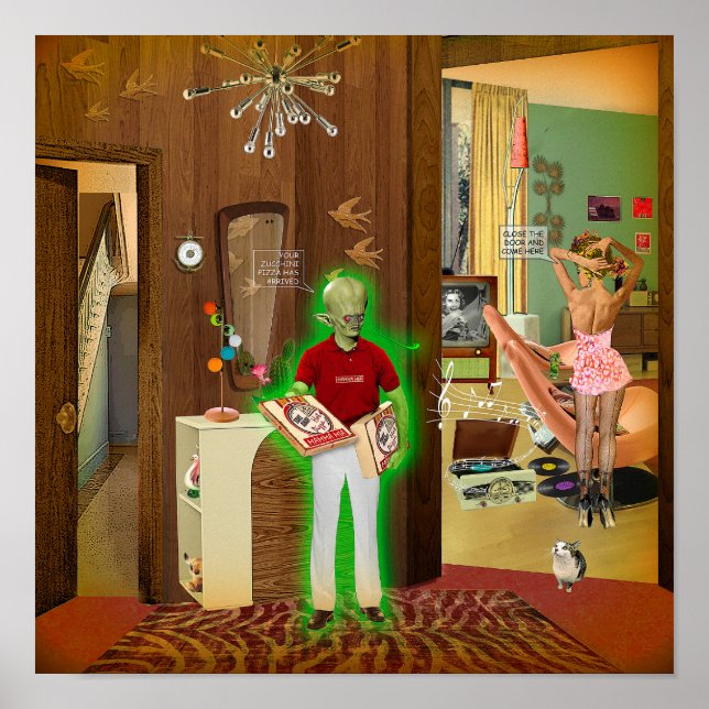 Poster Zucchini Pizza (Frente)