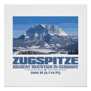 Póster Zugspitze