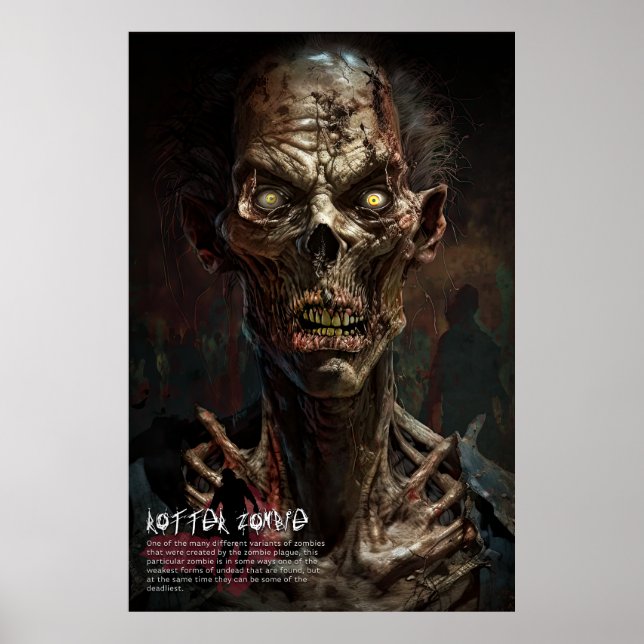 Poster Zumbi Podre -  (Frente)