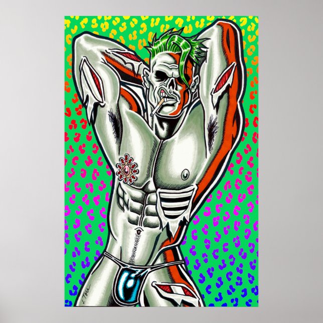 Poster Zumbi Sarado (Frente)