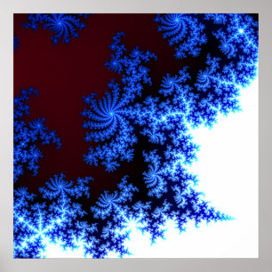 Póster Zumbido 2 do Fractal de Mandelbrot