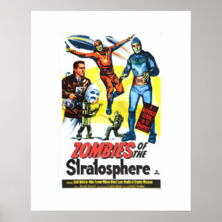 Póster Zumbis da Estratosfera