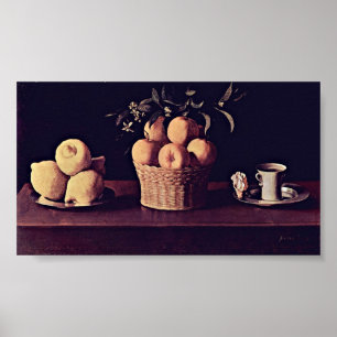 Póster Zurbaran de Francisco - Lemonoranges e aumentaram